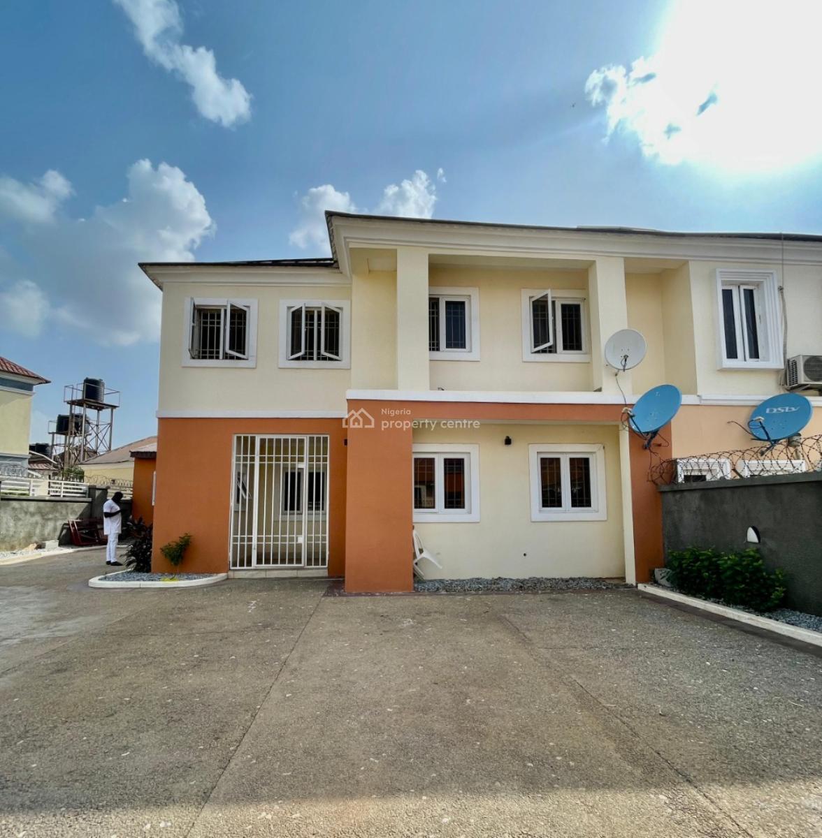 Corner Piece Four (4) Bedroom Semi Detached House, Naf Valley Estate, Asokoro District, Abuja, Semi-detached Duplex for Rent