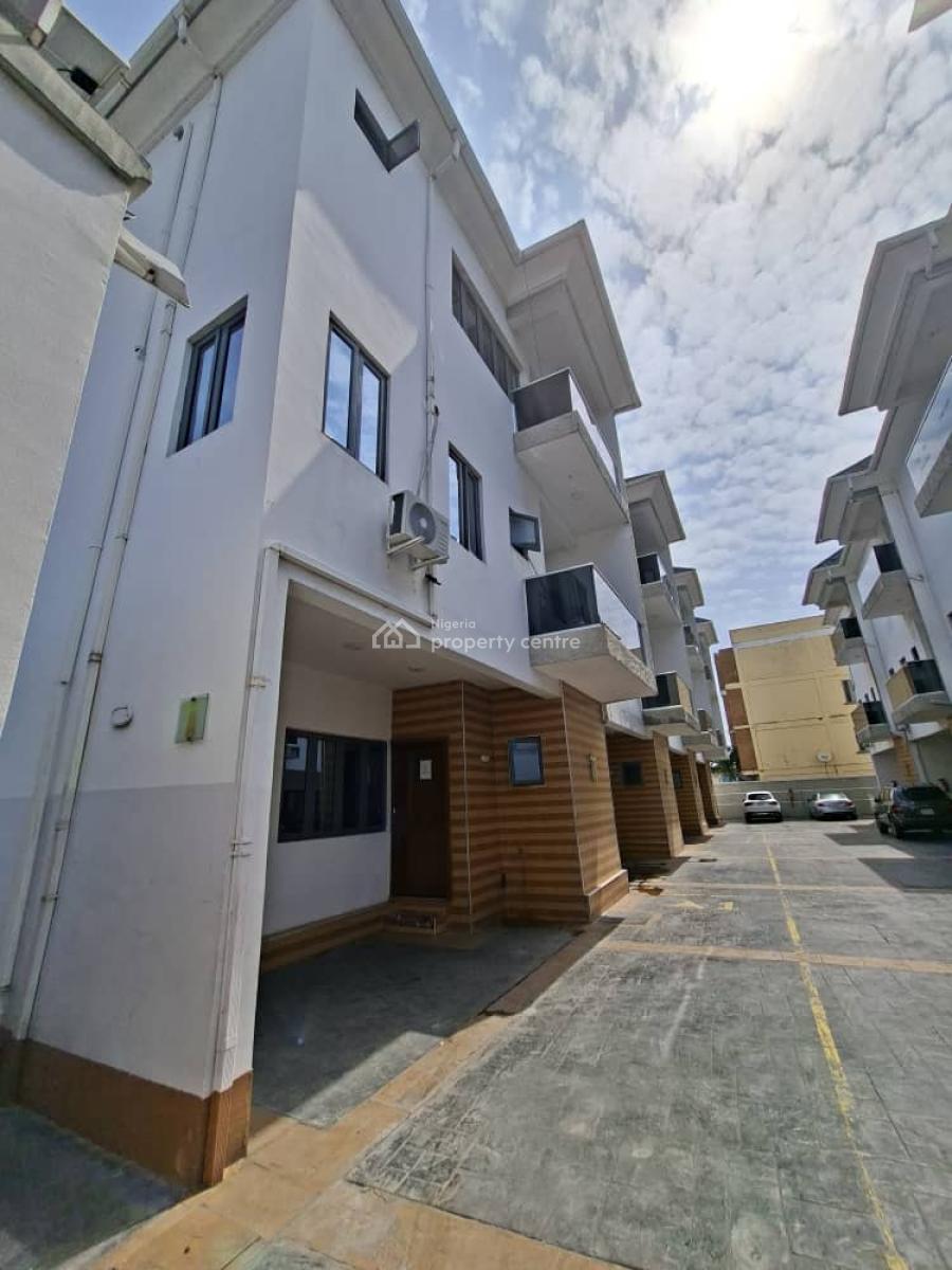 Fully Service 4 Bedroom with Bq Fitted Kitchen with Amenities, Ikate, Lekki, Lagos, Terraced Duplex for Rent