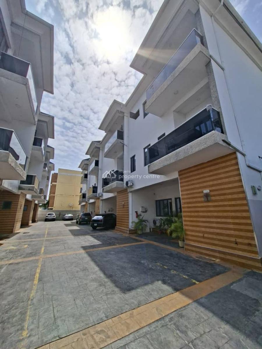 Fully Service 4 Bedroom with Bq Fitted Kitchen with Amenities, Ikate, Lekki, Lagos, Terraced Duplex for Rent