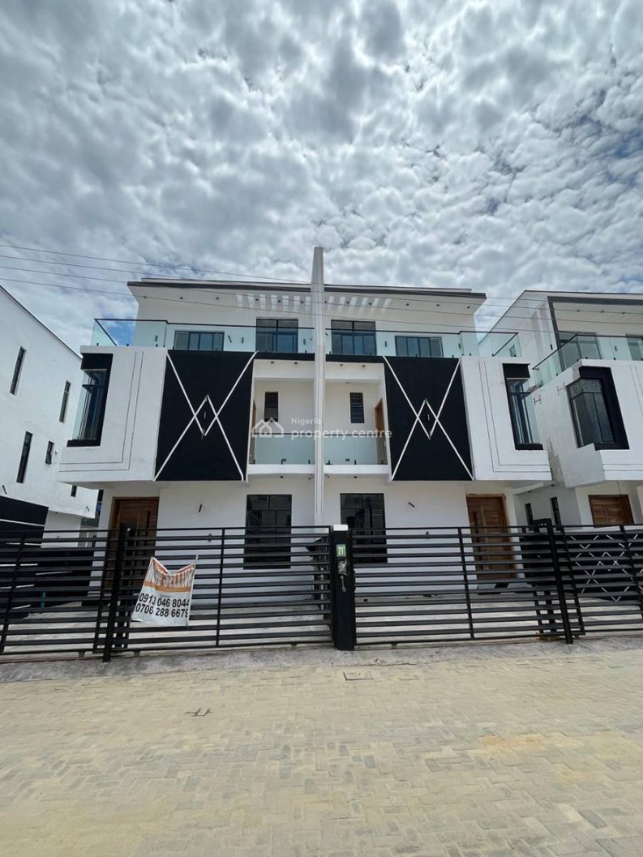 4 Bedroom Semi Detached House with Bq, Second Tollgate, Ibeju Lekki, Lagos, Semi-detached Duplex for Sale