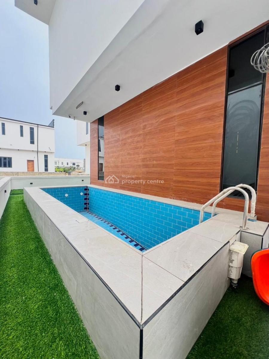 5 Bedrooms Fully Detached House with Bq, Swimming Pool & Cinema, Lekki Conservation Center, Lekki, Lagos, House for Sale