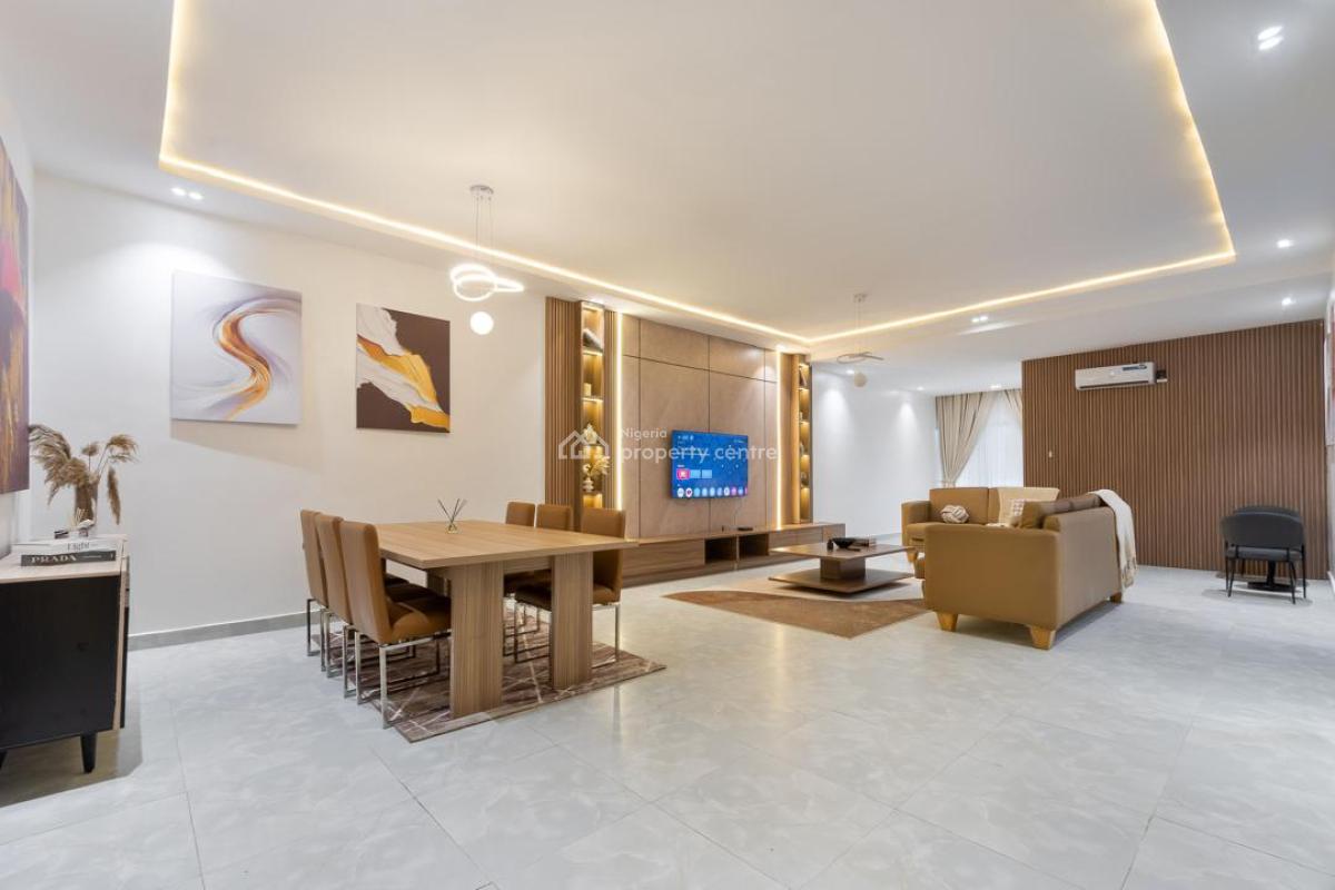 Brand New 3 Bedroom Apartment with Gym, Olayinka Anga Lekki Right, Ikate, Lekki, Lagos, Flat / Apartment Short Let