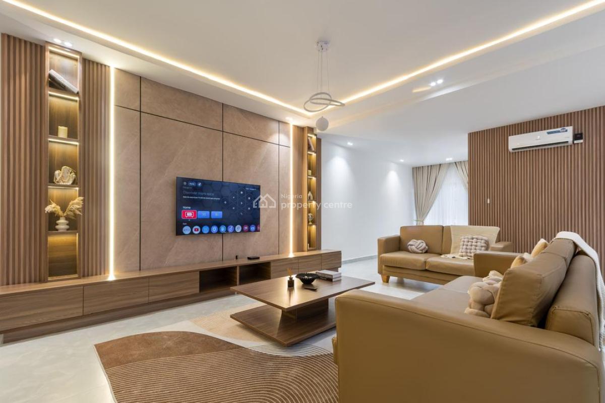 Brand New 3 Bedroom Apartment with Gym, Olayinka Anga Lekki Right, Ikate, Lekki, Lagos, Flat / Apartment Short Let