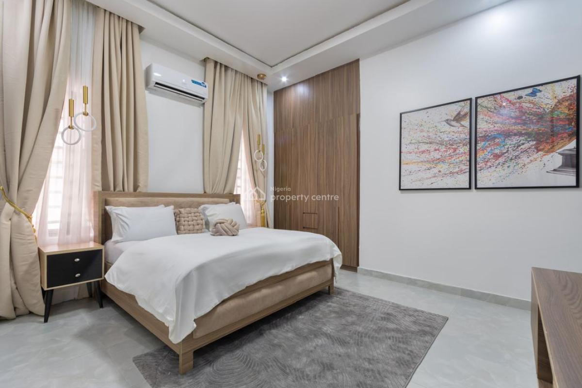 Brand New 3 Bedroom Apartment with Gym, Olayinka Anga Lekki Right, Ikate, Lekki, Lagos, Flat / Apartment Short Let