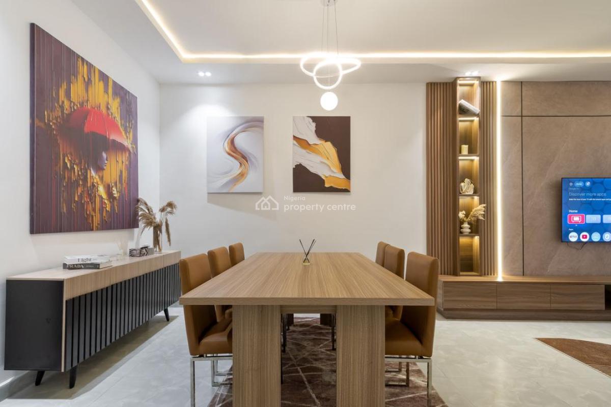 Brand New 3 Bedroom Apartment with Gym, Olayinka Anga Lekki Right, Ikate, Lekki, Lagos, Flat / Apartment Short Let