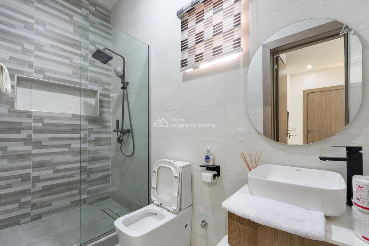 Brand New 3 Bedroom Apartment with Gym, Olayinka Anga Lekki Right, Ikate, Lekki, Lagos, Flat / Apartment Short Let