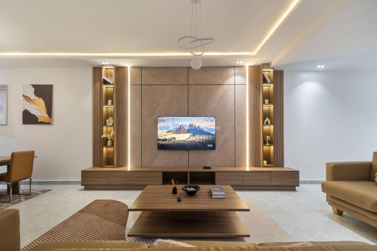 Brand New 3 Bedroom Apartment with Gym, Olayinka Anga Lekki Right, Ikate, Lekki, Lagos, Flat / Apartment Short Let