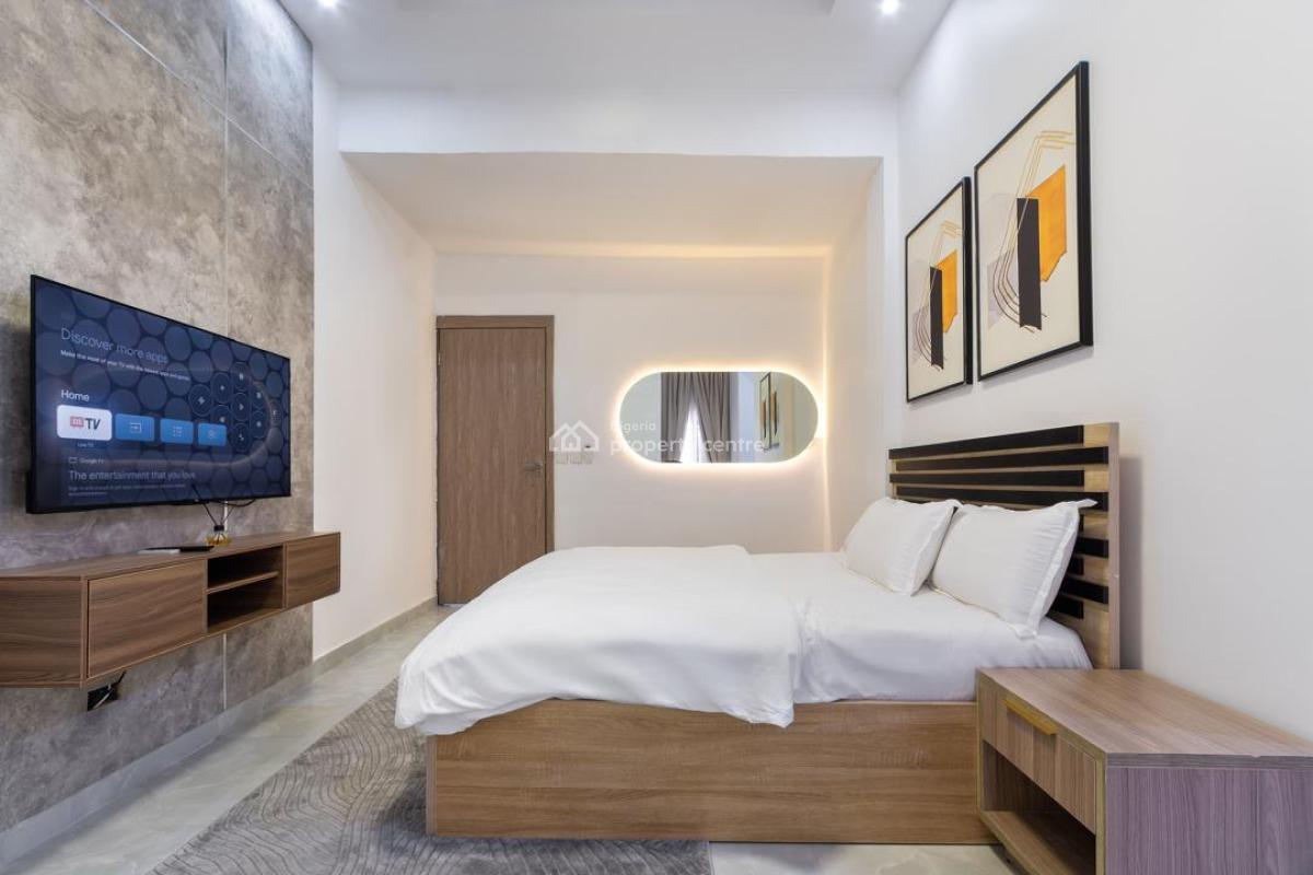 Brand New 3 Bedroom Apartment with Gym, Olayinka Anga Lekki Right, Ikate, Lekki, Lagos, Flat / Apartment Short Let