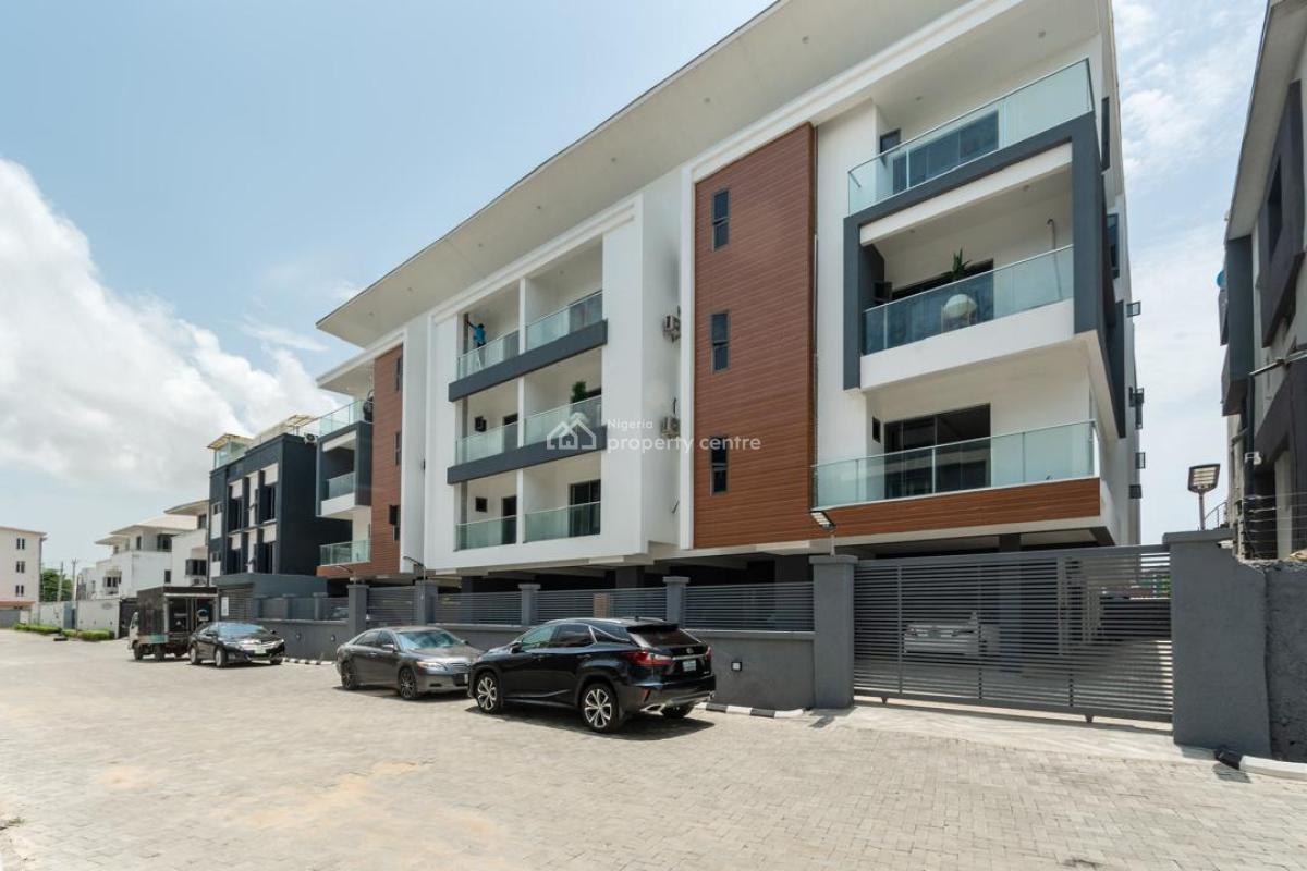 Brand New 3 Bedroom Apartment with Gym, Olayinka Anga Lekki Right, Ikate, Lekki, Lagos, Flat / Apartment Short Let