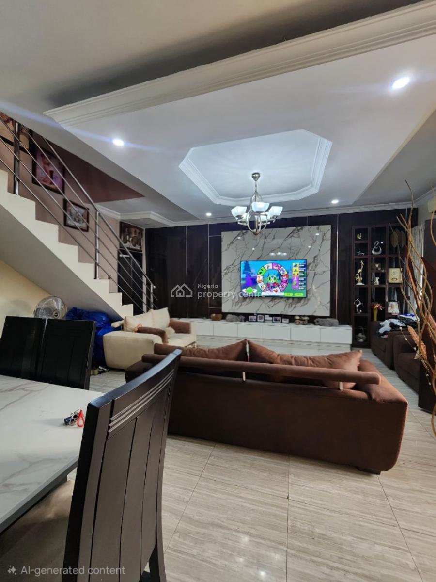 Luxury 4 Bedroom Terrace Duplex with Self Compound, Surulere, Lagos, Terraced Duplex for Sale