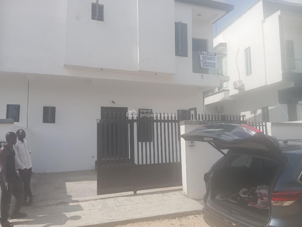 Brand New 3 Bedroom Terrace Duplex + Bq, Spring Valley Estate, Sangotedo, Ajah, Lagos, Terraced Duplex for Sale