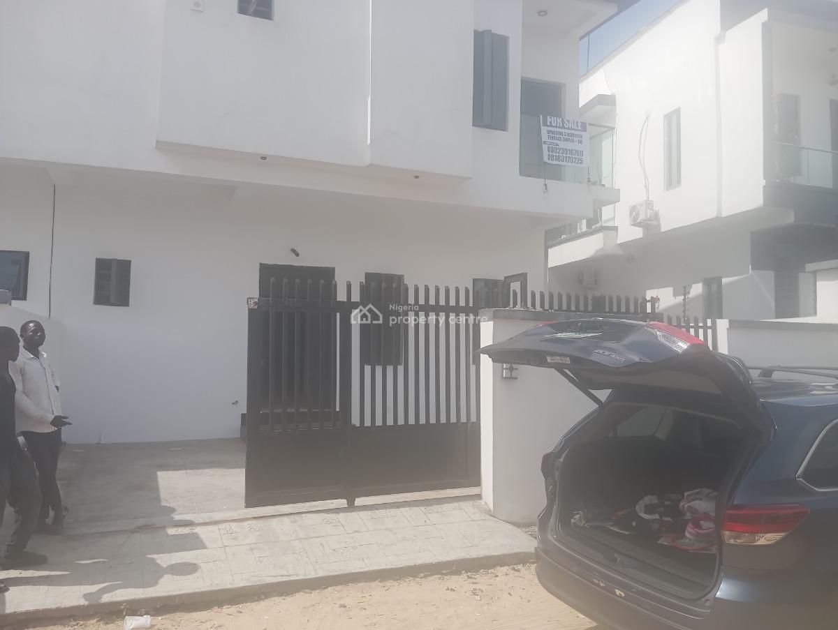 Brand New 3 Bedroom Terrace Duplex + Bq, Spring Valley Estate, Sangotedo, Ajah, Lagos, Terraced Duplex for Sale