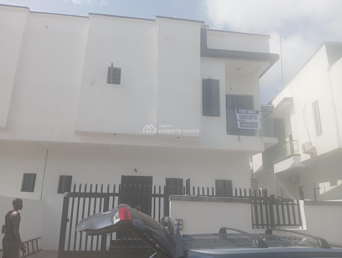 Brand New 3 Bedroom Terrace Duplex + Bq, Spring Valley Estate, Sangotedo, Ajah, Lagos, Terraced Duplex for Sale