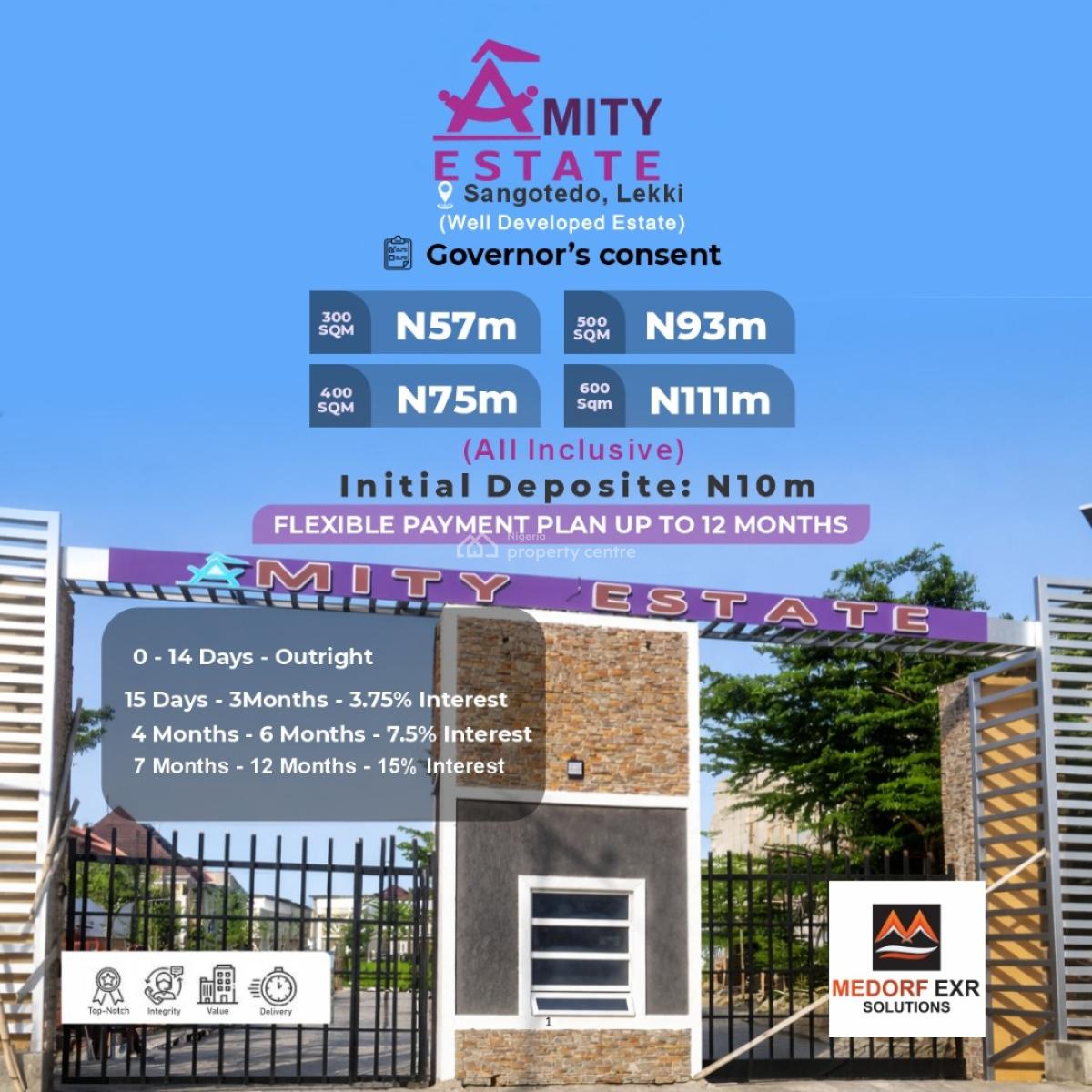 Buy & Build Plots of Land with Instant Allocation, Amity Estate,, Sangotedo, Ajah, Lagos, Residential Land for Sale