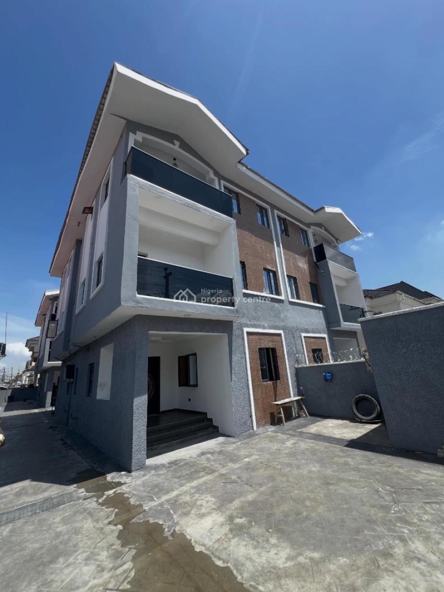 4 Bedroom Semi Detached Duplex with Bq, Chevron, Lekki, Lagos, Semi-detached Duplex for Rent