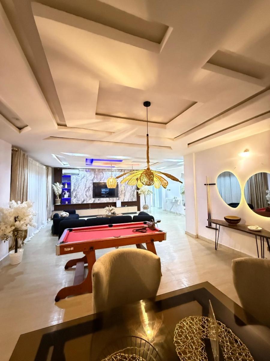 Apt 9-a Brand New Luxury 2 Bedroom  with Swimming Pool, Ps5, Gym, Balc, Lekki Phase 1, Lekki, Lagos, Flat / Apartment for Rent