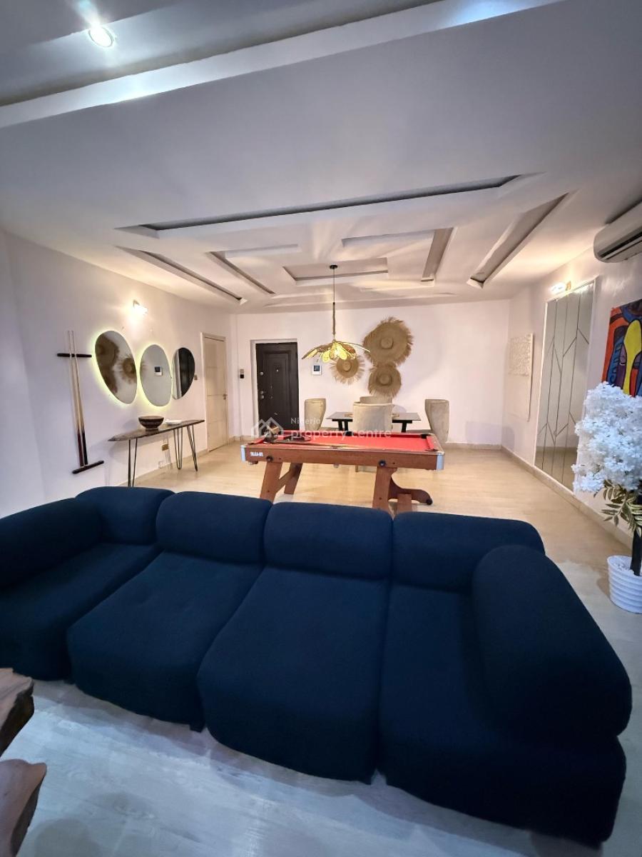 Apt 9-a Brand New Luxury 2 Bedroom  with Swimming Pool, Ps5, Gym, Balc, Lekki Phase 1, Lekki, Lagos, Flat / Apartment for Rent