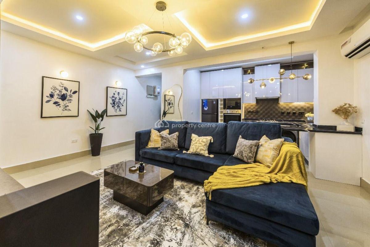 a Brand New Luxury 2 Bedroom  with Swimming Pool, Ps5, Gym, Balconies,, Lekki Phase 1, Lekki, Lagos, Flat / Apartment Short Let
