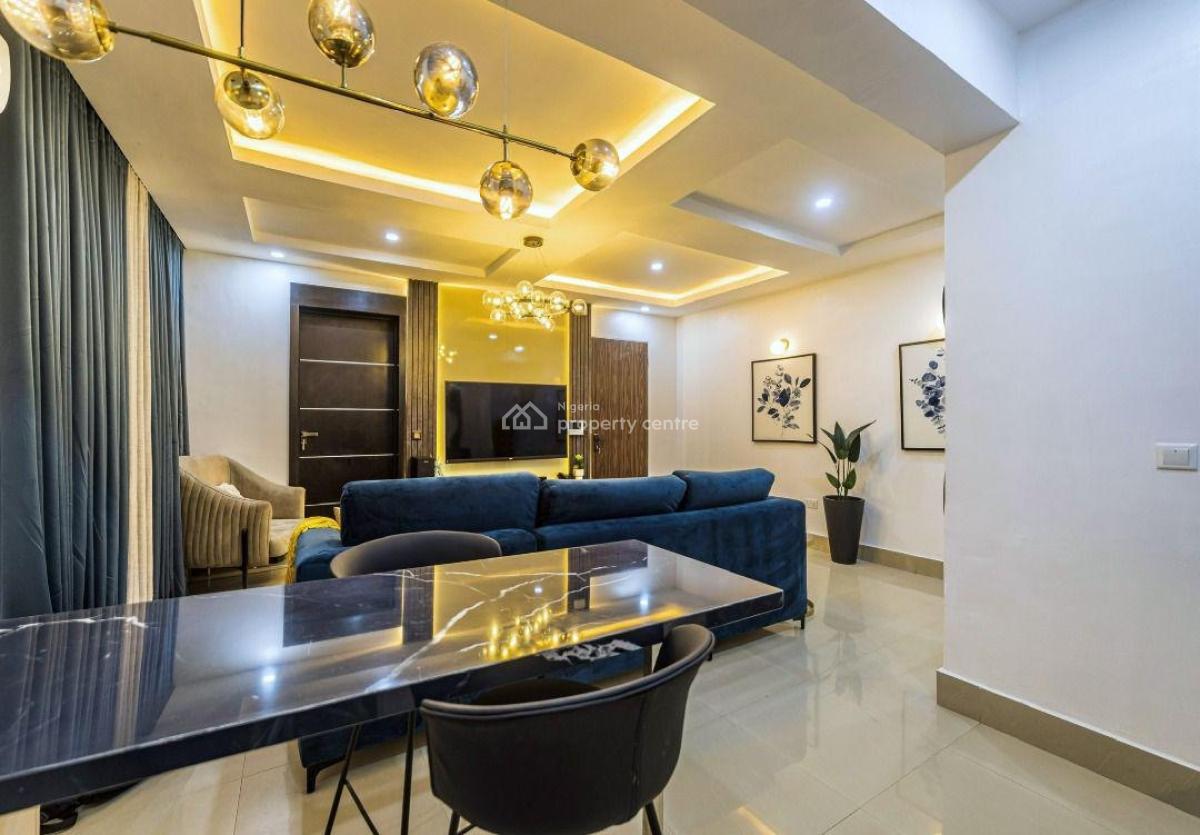 a Brand New Luxury 2 Bedroom  with Swimming Pool, Ps5, Gym, Balconies,, Lekki Phase 1, Lekki, Lagos, Flat / Apartment Short Let