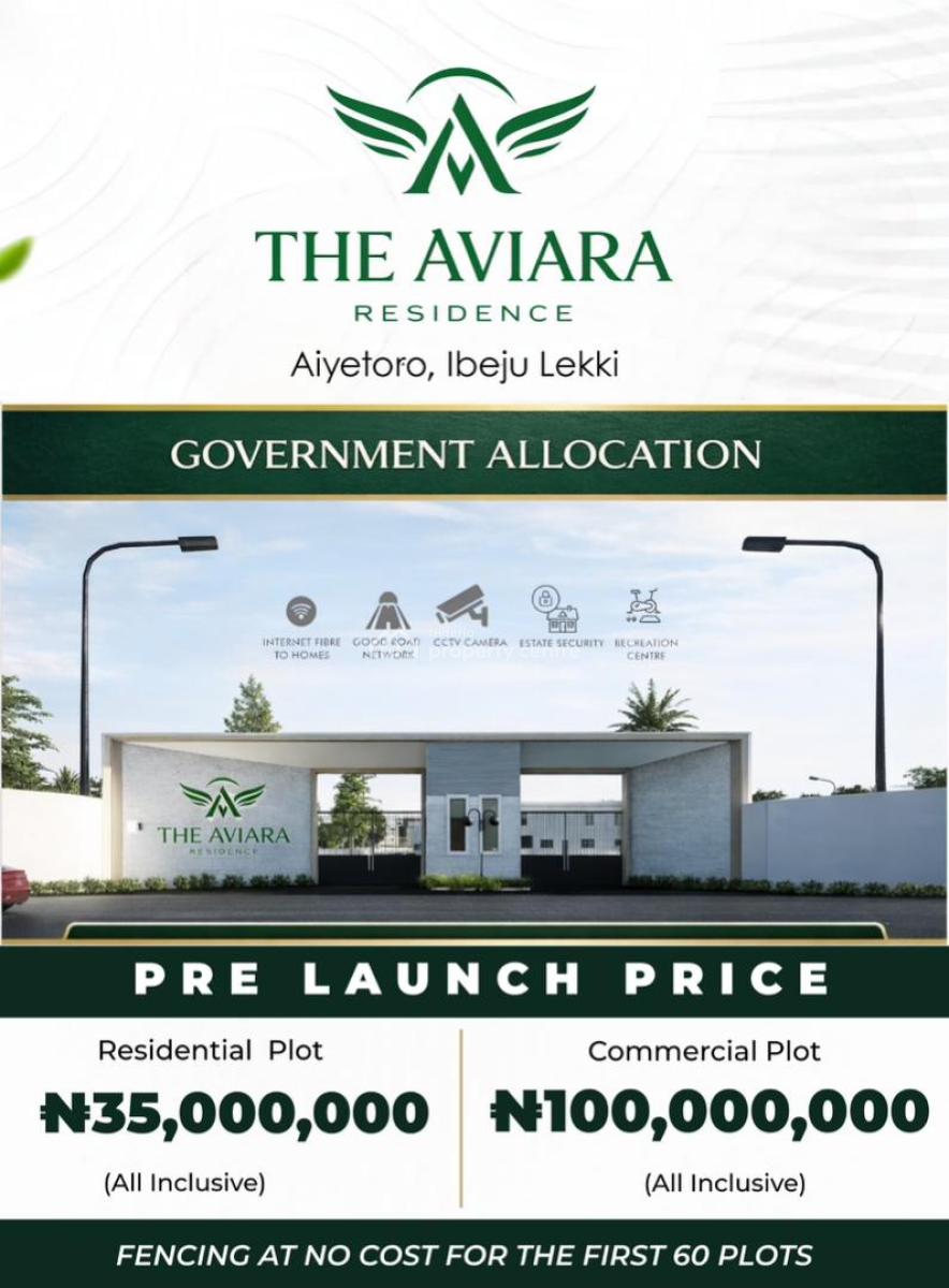 Secure Your Space in One of The Fastest Growing Residence, Aiyetoro, Ibeju Lekki, Lagos, Mixed-use Land for Sale