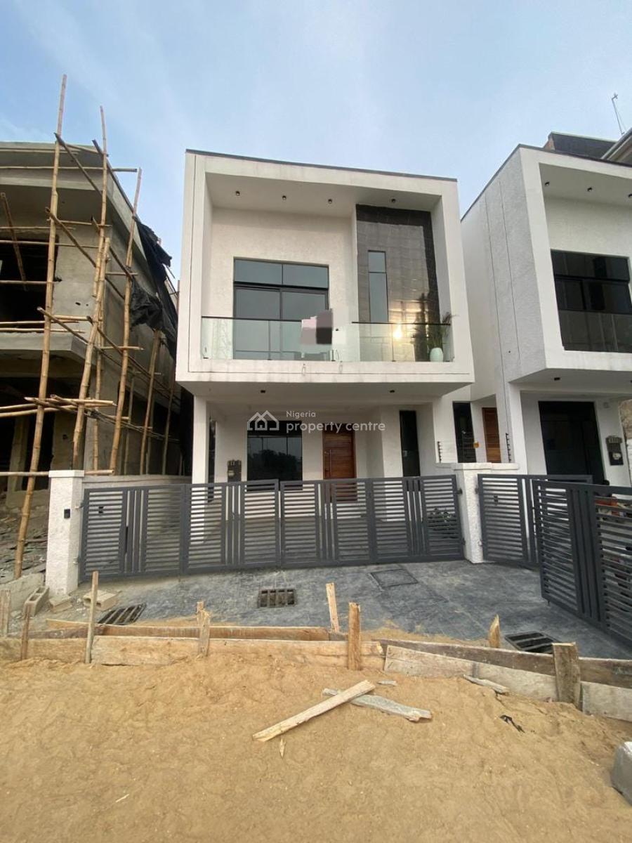 Fancy Newly 4 Bedroom Semi Detached Duplex with Bq in a Secure Estate, Ikota, Lekki, Lagos, Semi-detached Duplex for Sale