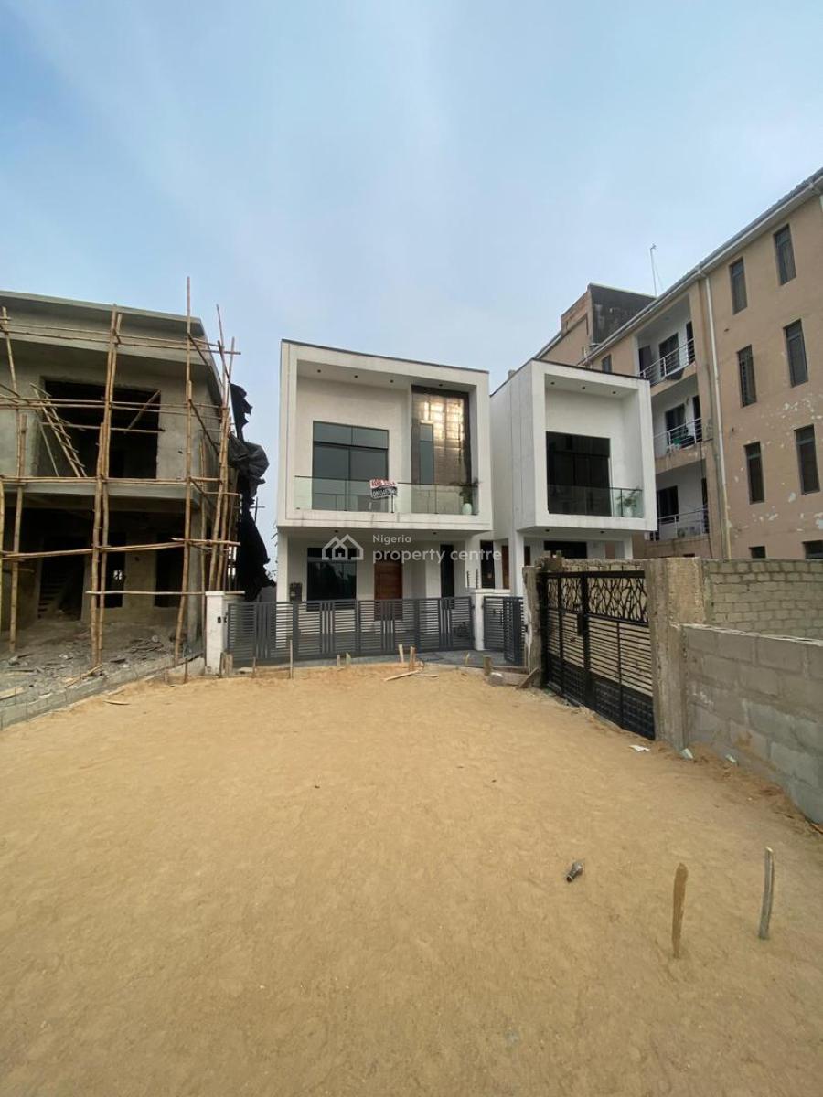 Fancy Newly 4 Bedroom Semi Detached Duplex with Bq in a Secure Estate, Ikota, Lekki, Lagos, Semi-detached Duplex for Sale