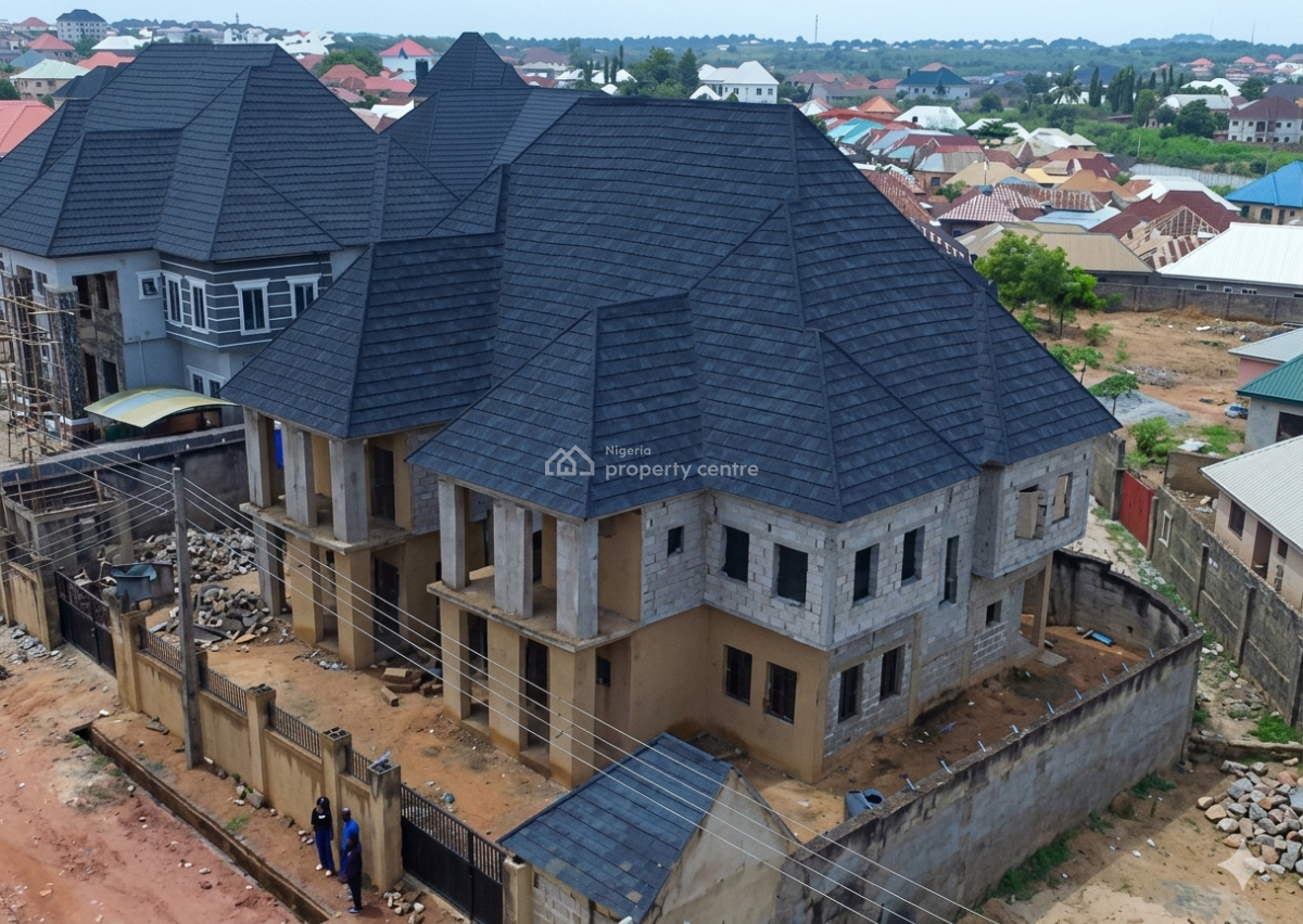 4 Bedrooms Semi Detached Duplex Carcass, Galadimawa, Abuja, Detached Duplex for Sale