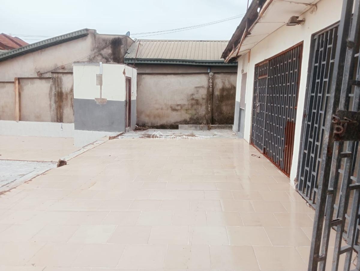 Self Compound 2 Bedroom Flat Bungalow Set Back on a Plot, Video Available, Okeira, Ogba, Ikeja, Lagos, Detached Bungalow for Rent