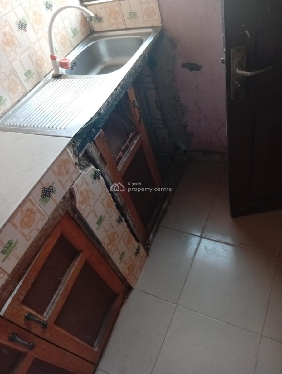 Tiled Room and Parlour Self Contained,in Interlocking Gated Street, Off Pipeline/jonathan Coker Road, Fagba, Agege, Lagos, Mini Flat (room and Parlour) for Rent