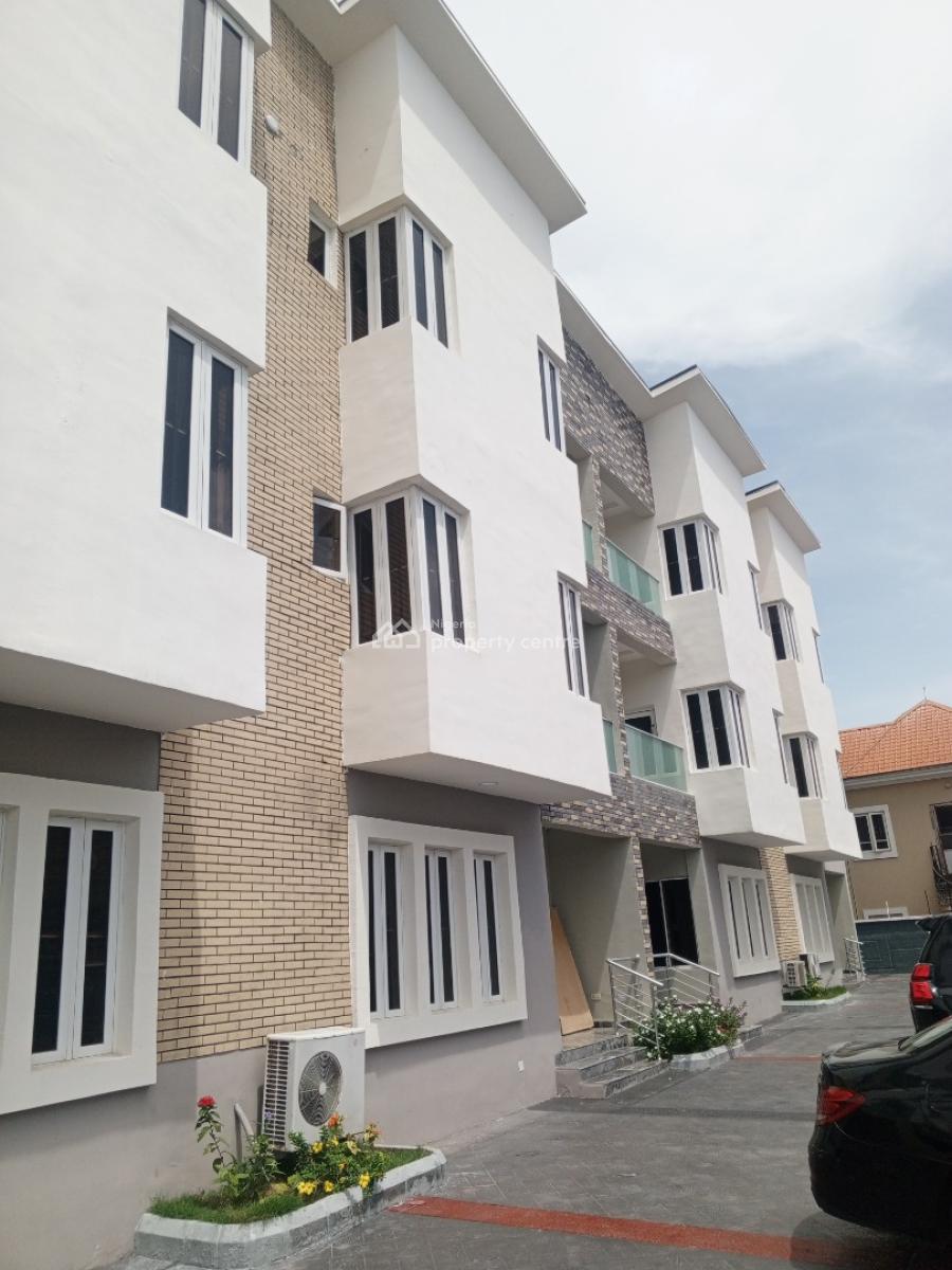 Newly Built 4 Bedroom Terraced Duplex with Bq, Lekki Phase 1, Lekki, Lagos, Terraced Duplex for Rent