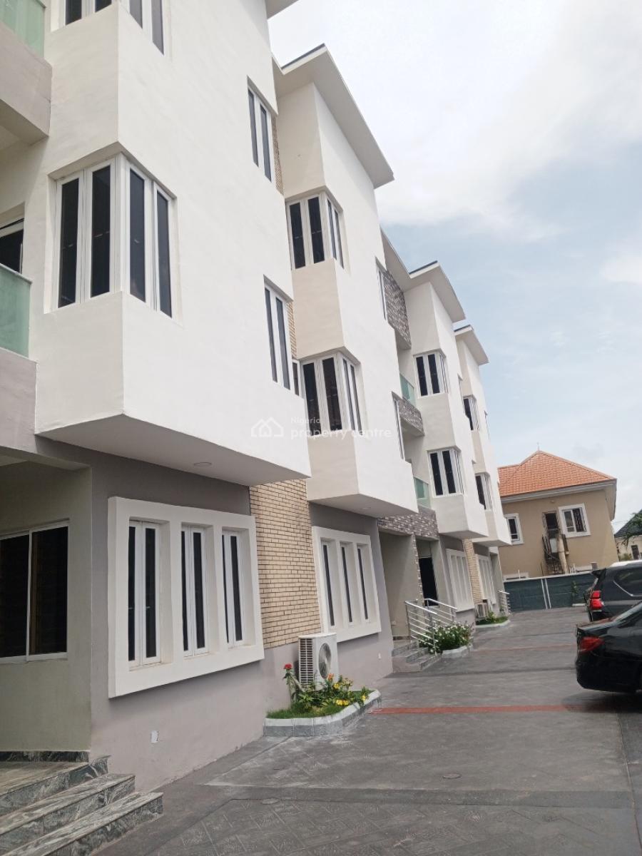 Newly Built 4 Bedroom Terraced Duplex with Bq, Lekki Phase 1, Lekki, Lagos, Terraced Duplex for Rent