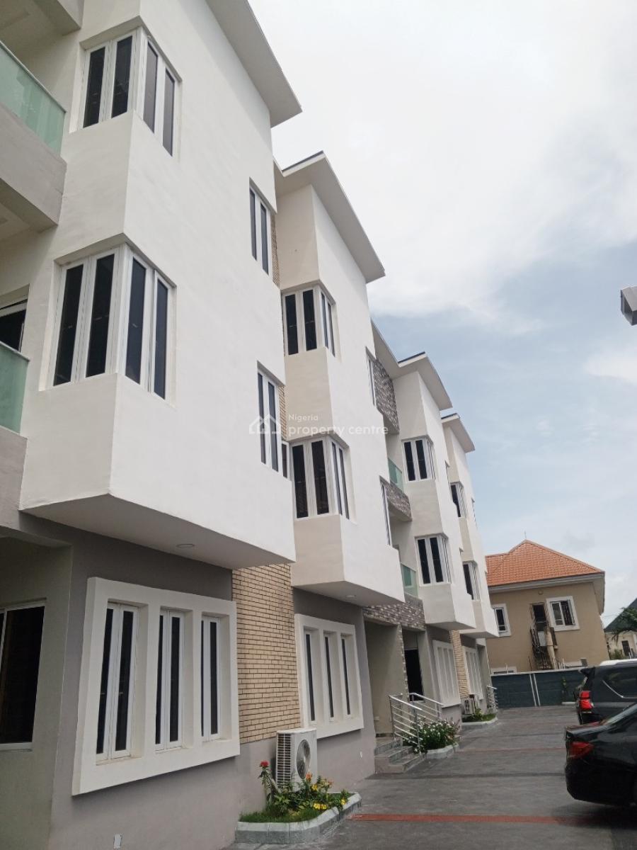 Newly Built 4 Bedroom Terraced Duplex with Bq, Lekki Phase 1, Lekki, Lagos, Terraced Duplex for Rent