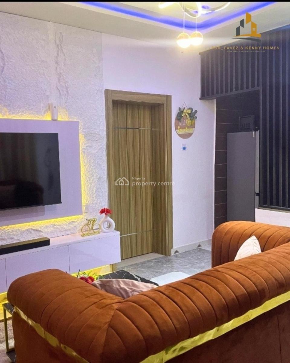 a Cozy and Beautiful 1 Bedroom Apartment, Liberty Estate, Paris Agaros Avenu, Ago Palace, Isolo, Lagos, Mini Flat (room and Parlour) Short Let