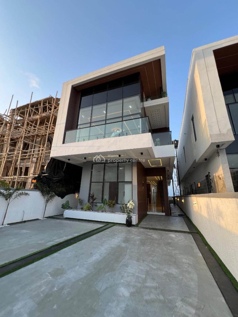 Stunning Luxury 5 Bed Fully Detached Duplex with Swimming Pooland Bq, Ajah, Lekki, Lagos, Detached Duplex for Sale