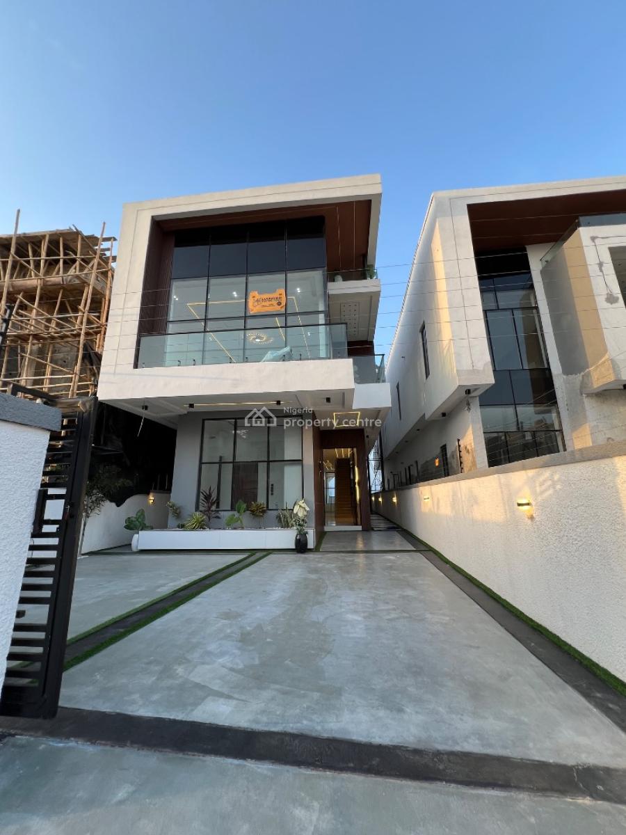 Stunning Luxury 5 Bed Fully Detached Duplex with Swimming Pooland Bq, Ajah, Lekki, Lagos, Detached Duplex for Sale