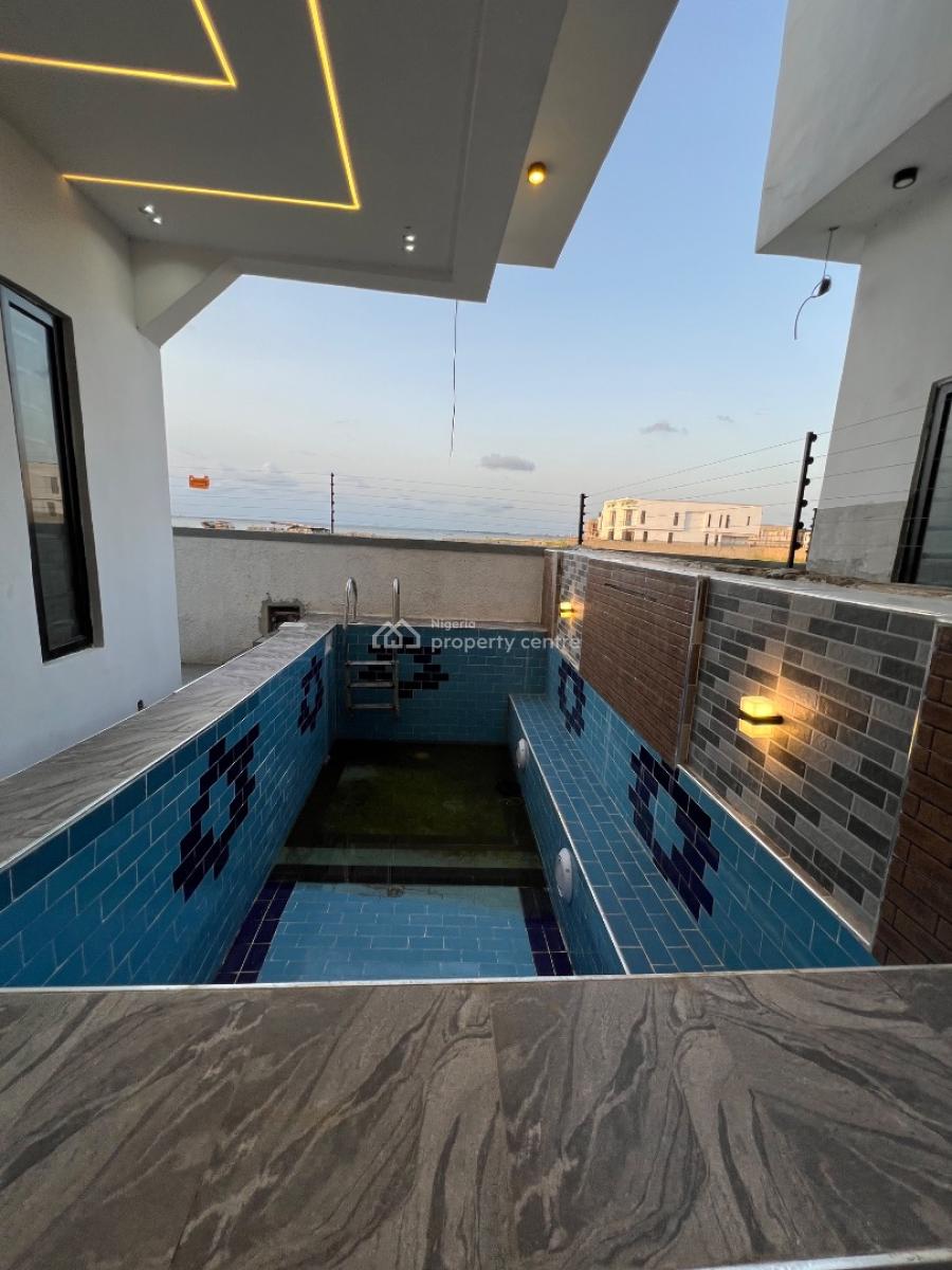 Stunning Luxury 5 Bed Fully Detached Duplex with Swimming Pooland Bq, Ajah, Lekki, Lagos, Detached Duplex for Sale