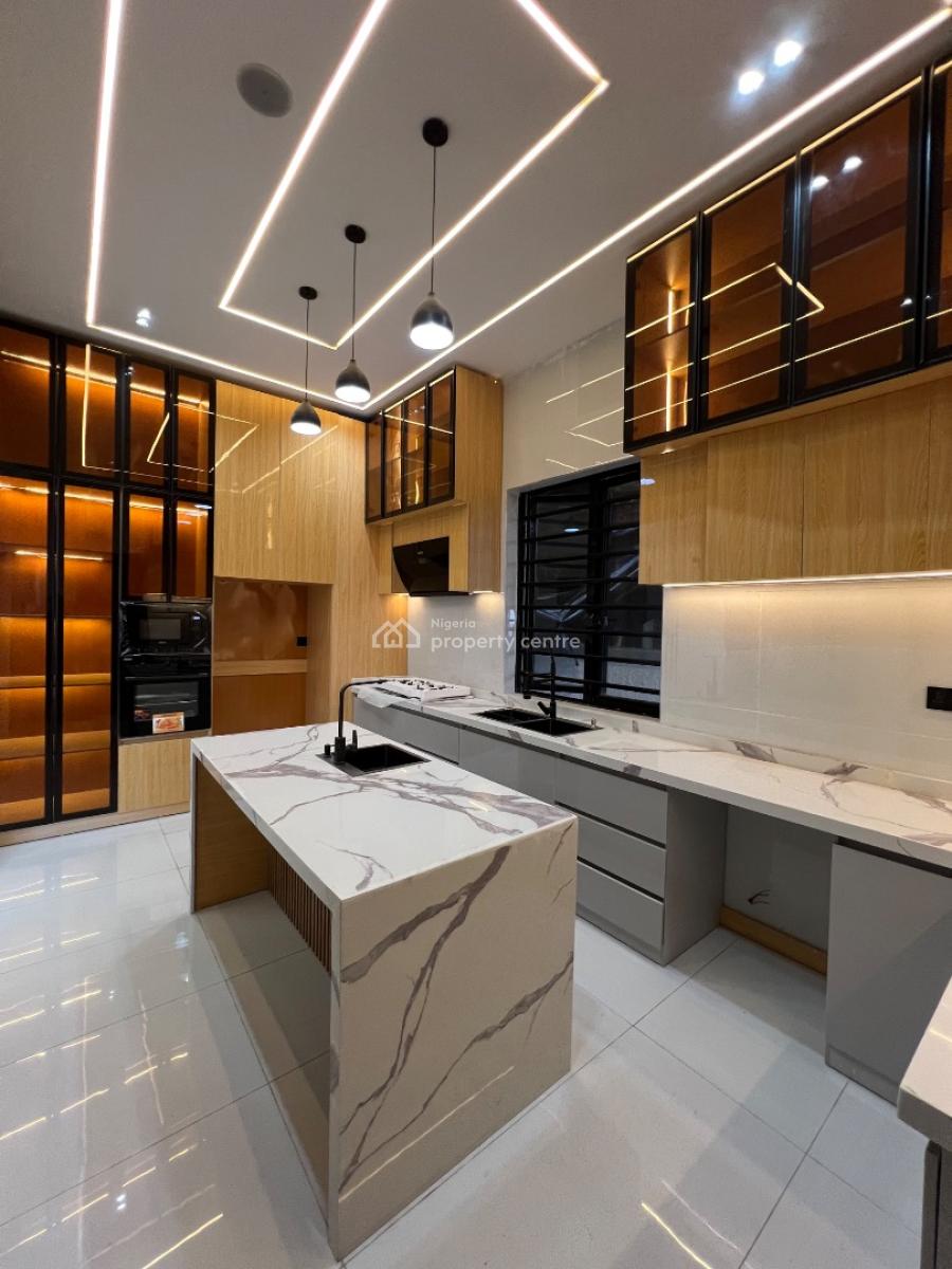 Stunning Luxury 5 Bed Fully Detached Duplex with Swimming Pooland Bq, Ajah, Lekki, Lagos, Detached Duplex for Sale