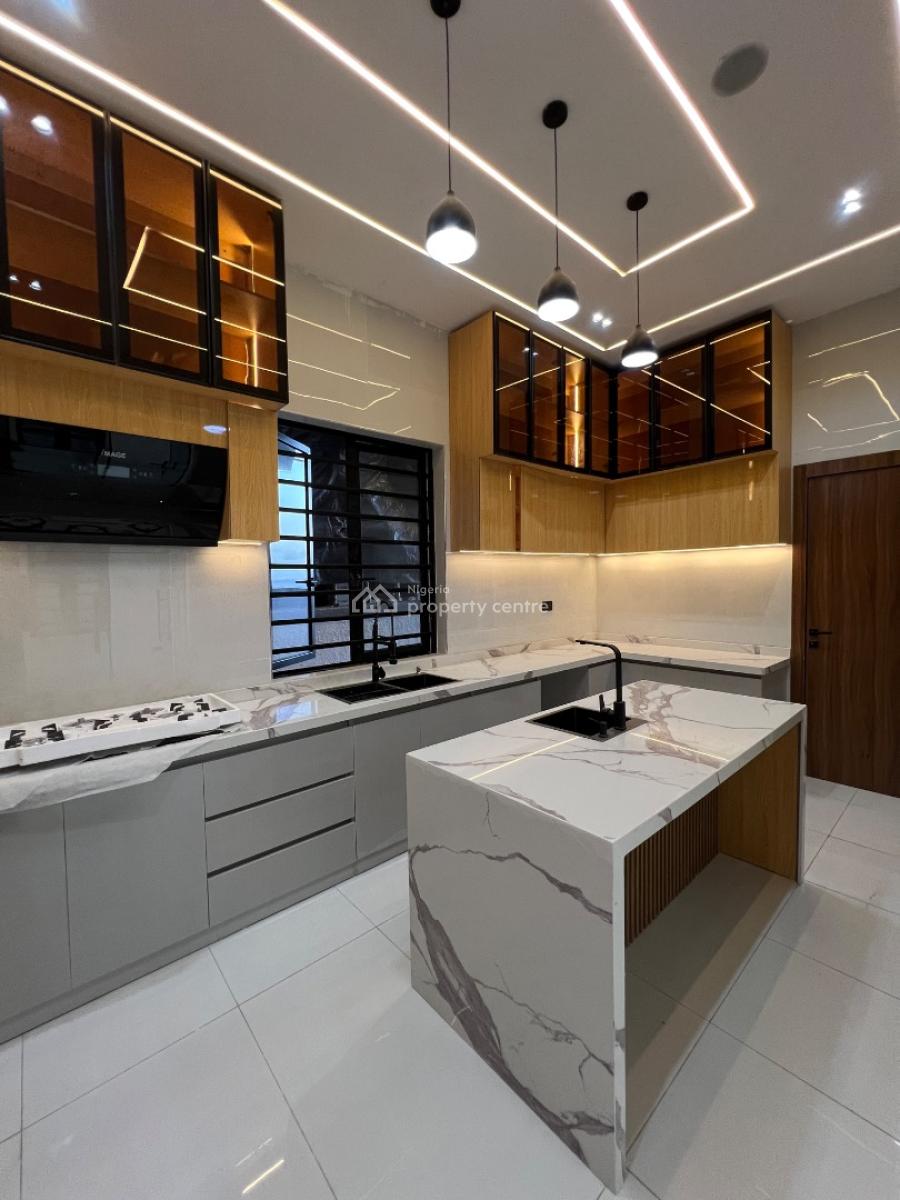 Stunning Luxury 5 Bed Fully Detached Duplex with Swimming Pooland Bq, Ajah, Lekki, Lagos, Detached Duplex for Sale