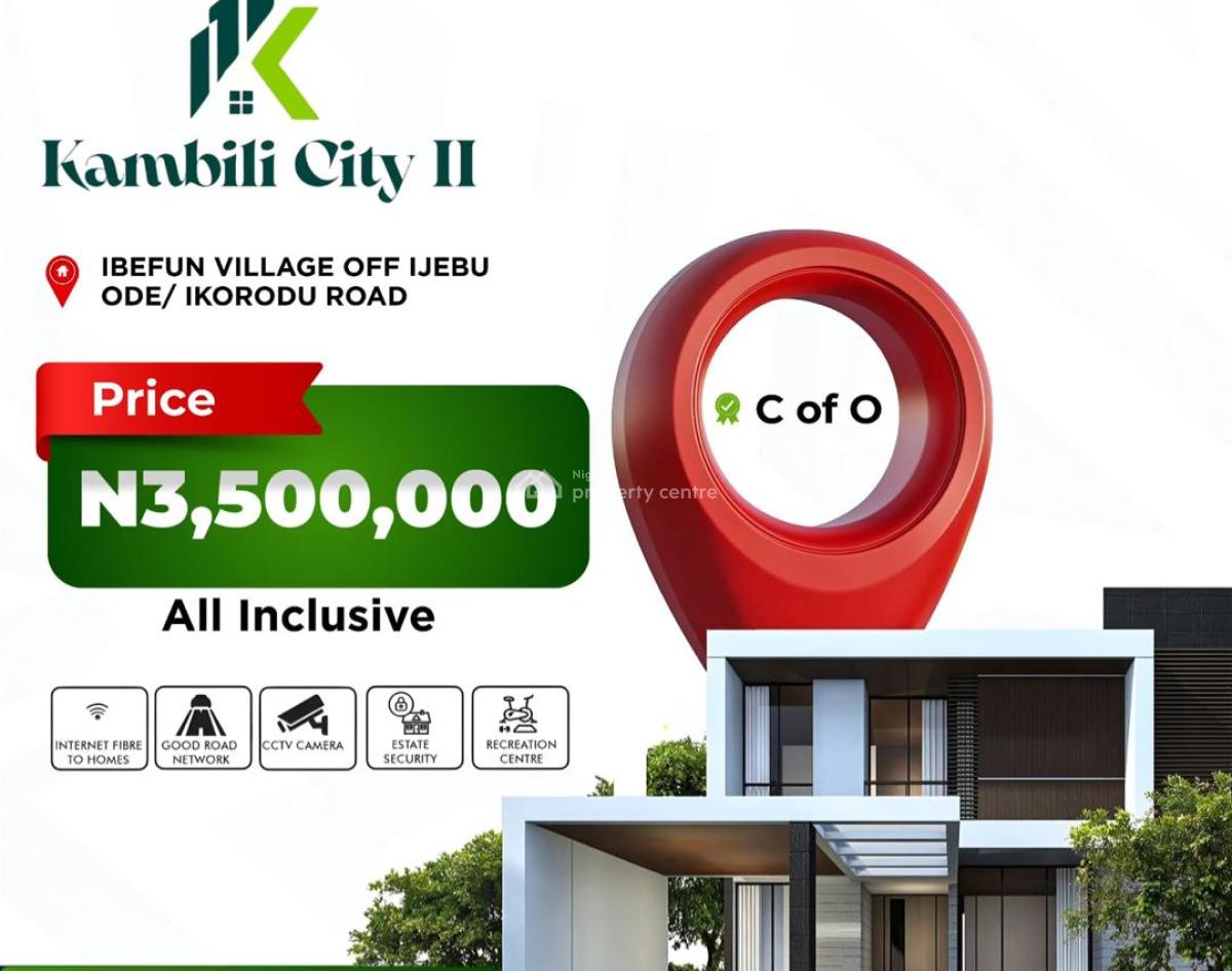 Your Dream Land Awaits You Here in Kambili City Ii, Ibefun Village Off Ijebu-ode/ikorodu Road, Ijebu Ode, Ogun, Residential Land for Sale