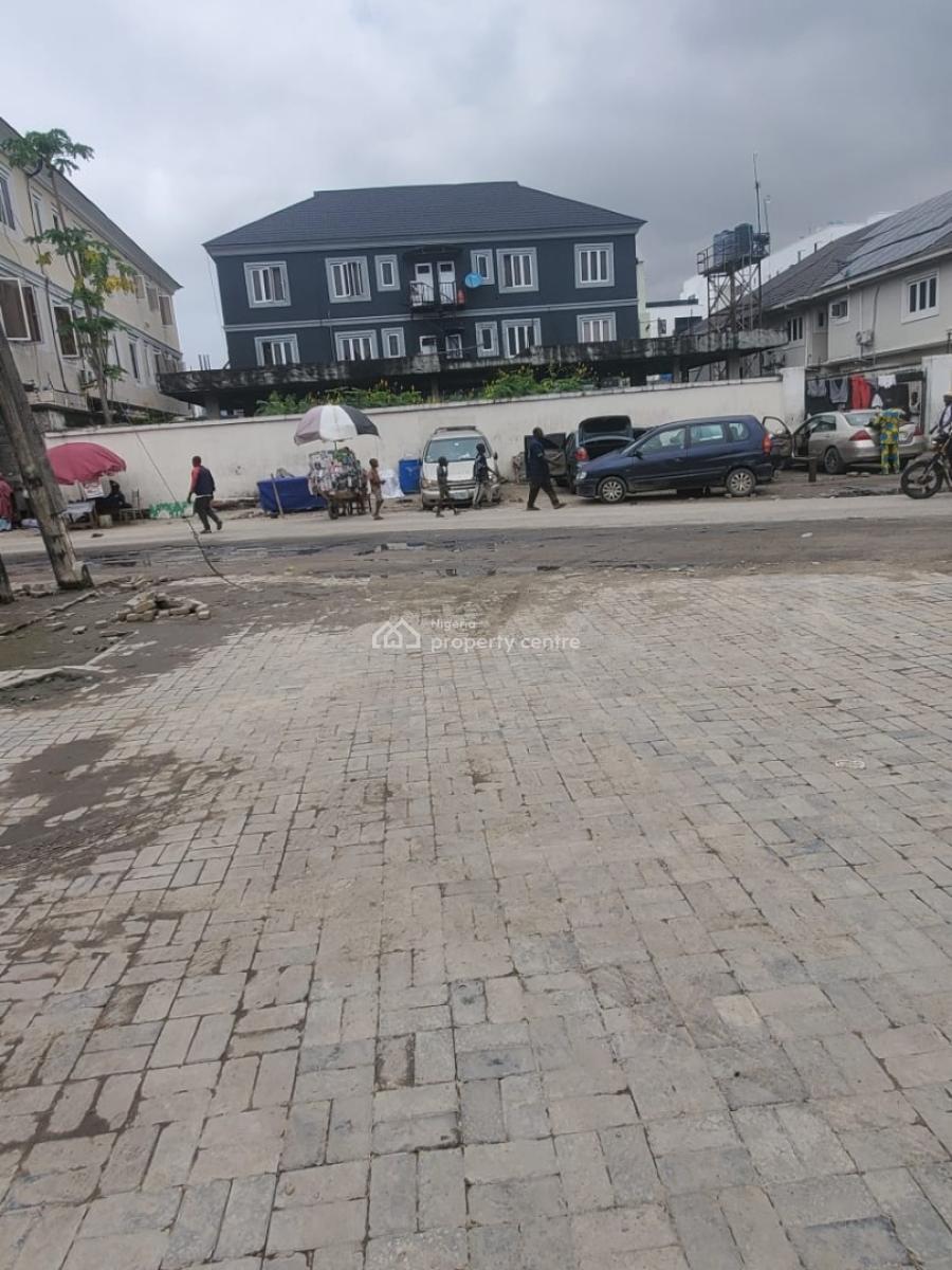 Land Measured at 505sqm with Uncompleted Building Decking, 3 Floors, Lekki Phase 1, Lekki, Lagos, Commercial Land for Sale