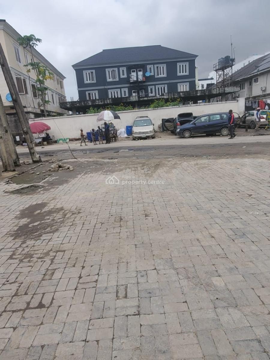 Land Measured at 505sqm with Uncompleted Building Decking, 3 Floors, Lekki Phase 1, Lekki, Lagos, Commercial Land for Sale