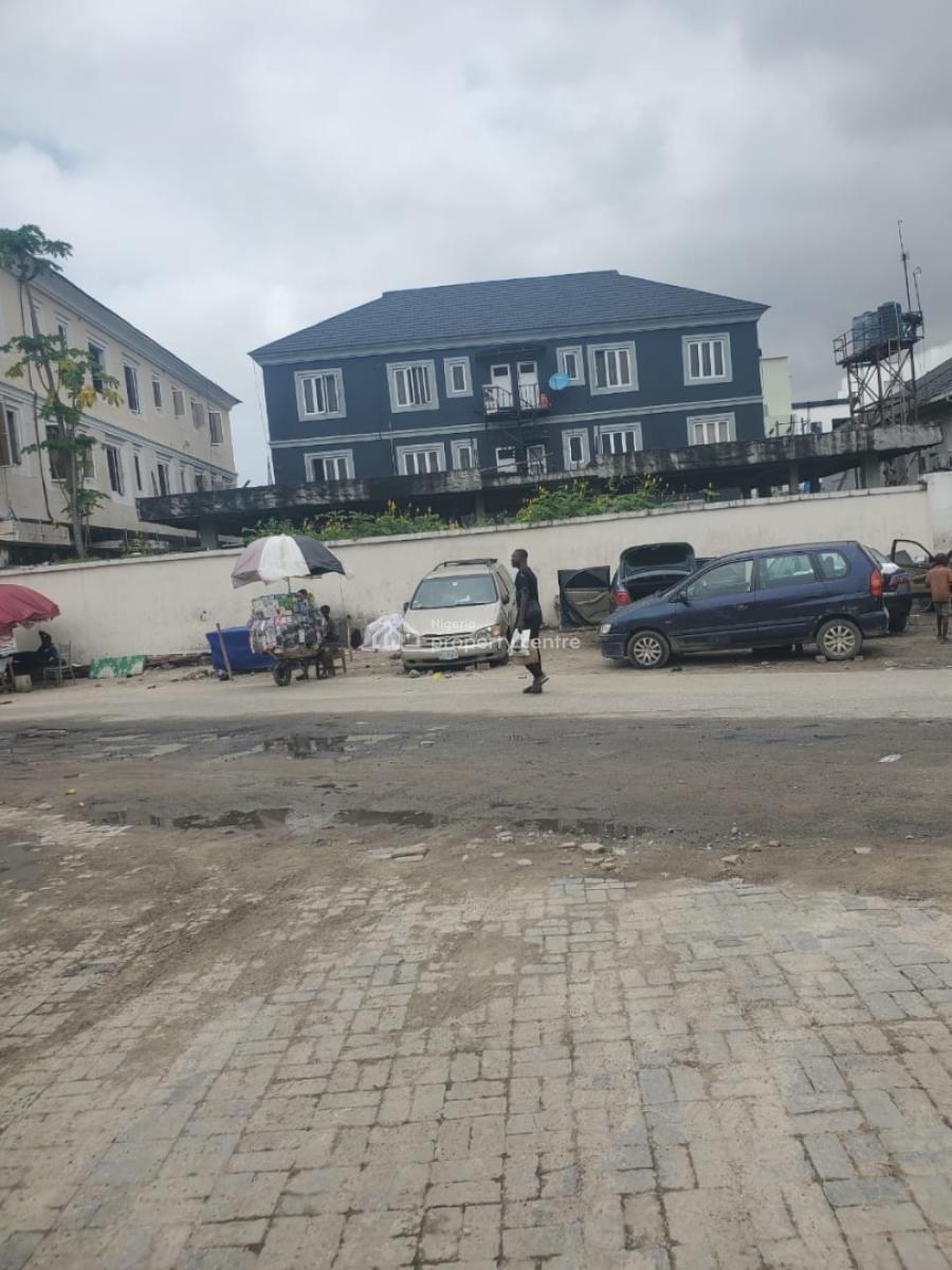 Land Measured at 505sqm with Uncompleted Building Decking, 3 Floors, Lekki Phase 1, Lekki, Lagos, Commercial Land for Sale