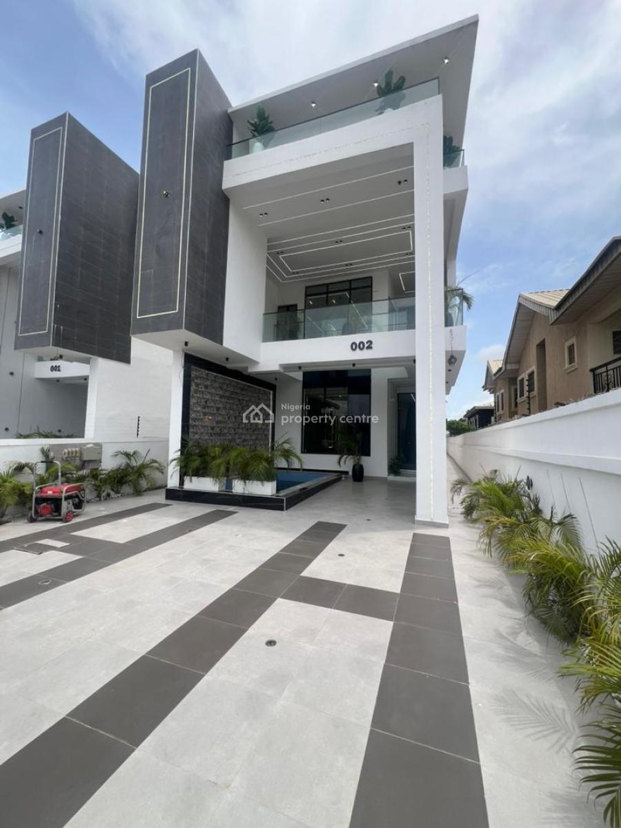5 Bedroom Fully Detached Duplex with a Bq, Ikota, Lekki, Lagos, Flat / Apartment for Rent