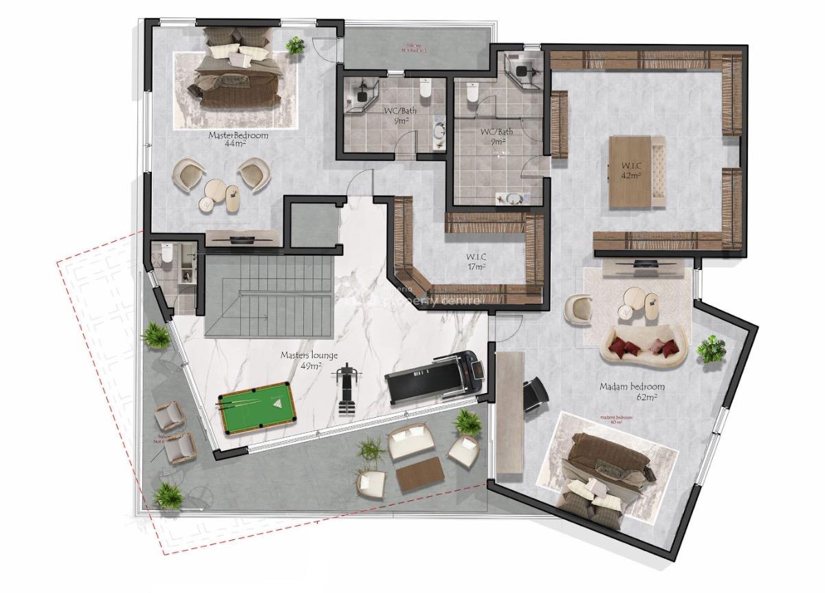 5 Bedroom Villa, Katampe Ext, Katampe Extension, Katampe, Abuja, Detached Duplex for Sale