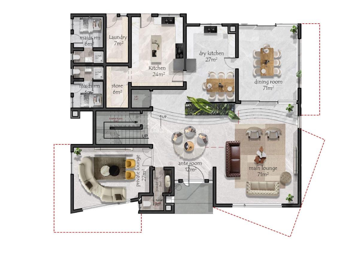 5 Bedroom Villa, Katampe Ext, Katampe Extension, Katampe, Abuja, Detached Duplex for Sale