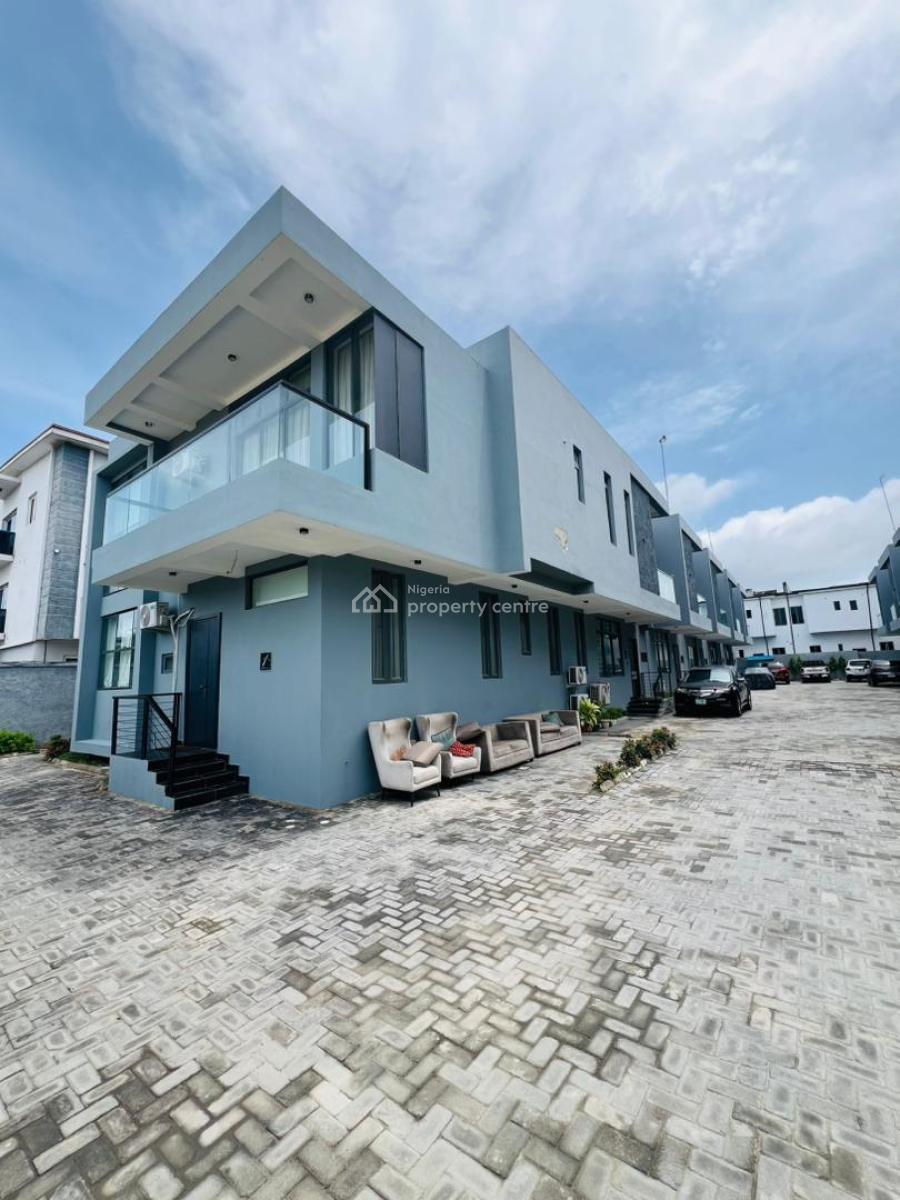 Exquisite 4 Bedroom Terrace Duplex with Bq, Chevron, Lekki Expressway, Lekki, Lagos, Terraced Duplex for Rent