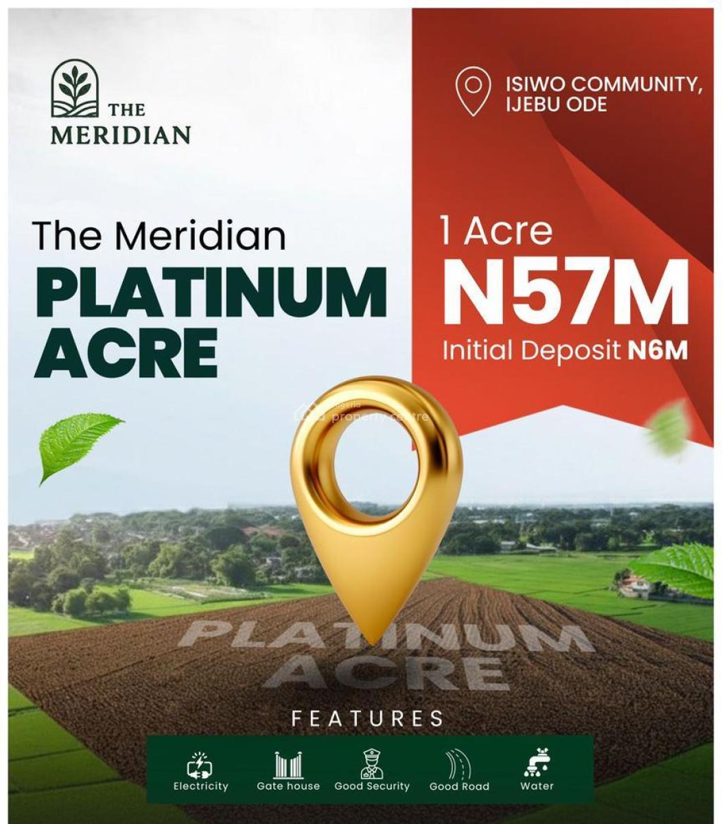 Be a Land Owner with a Minimal Deposit, The Meridian Estate, Ijebu Ode, Ogun, Residential Land for Sale