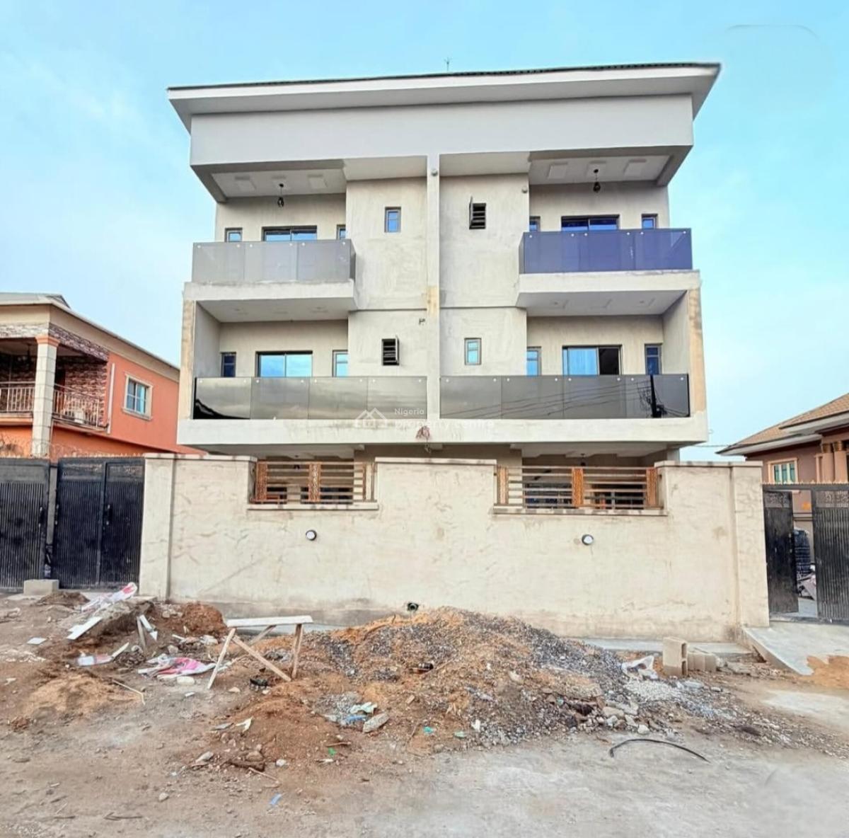Spaciously Built 4 Bedroom Semi Detached Duplex with Bq, Ogba, Ikeja, Lagos, Semi-detached Duplex for Sale