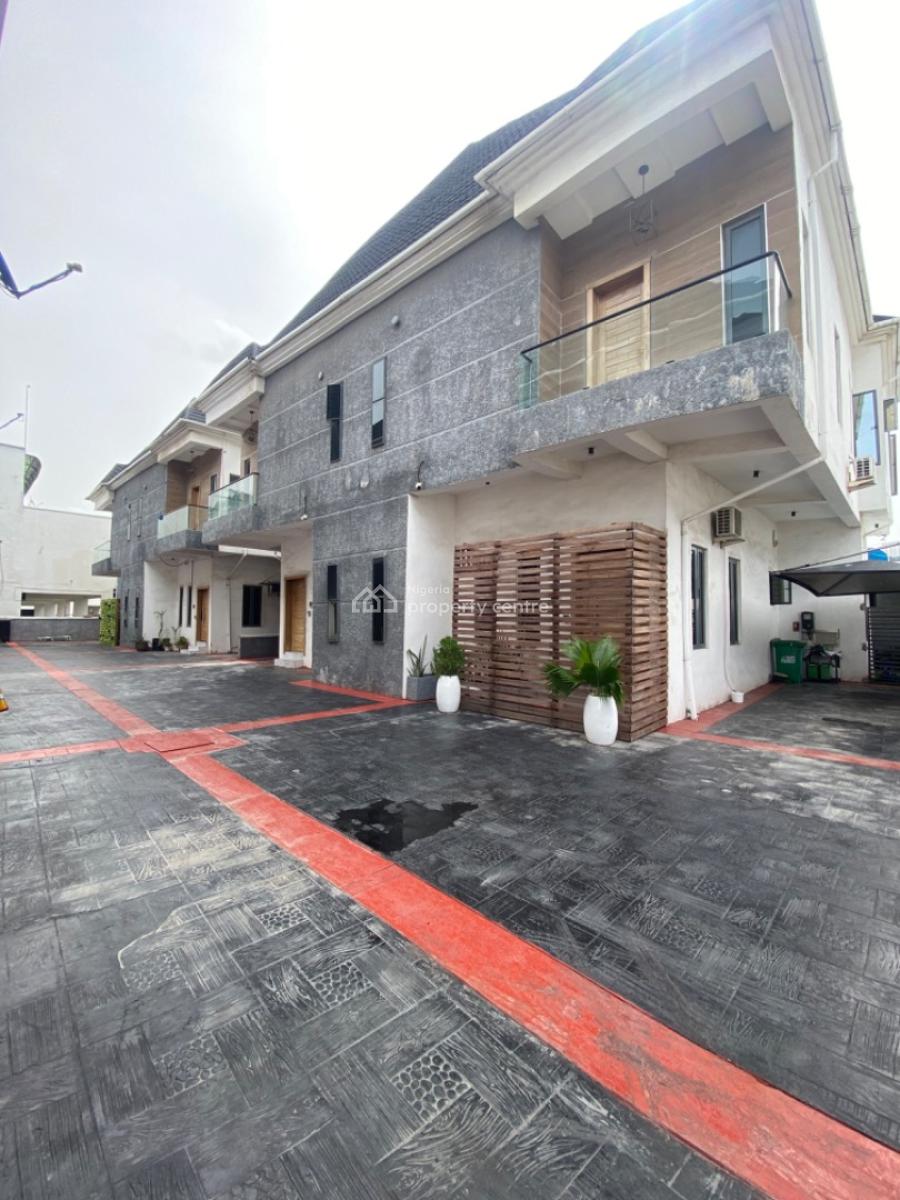 Spacious 4 Bedrooms Terrace Duplex with Bq, Orchid Road -gated Estate, Lekki Phase 2, Lekki, Lagos, Terraced Duplex for Rent