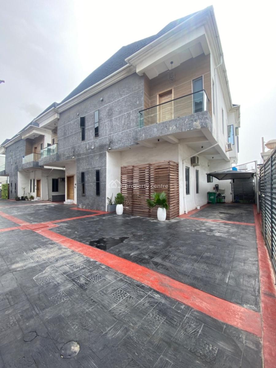 Spacious 4 Bedrooms Terrace Duplex with Bq, Orchid Road -gated Estate, Lekki Phase 2, Lekki, Lagos, Terraced Duplex for Rent